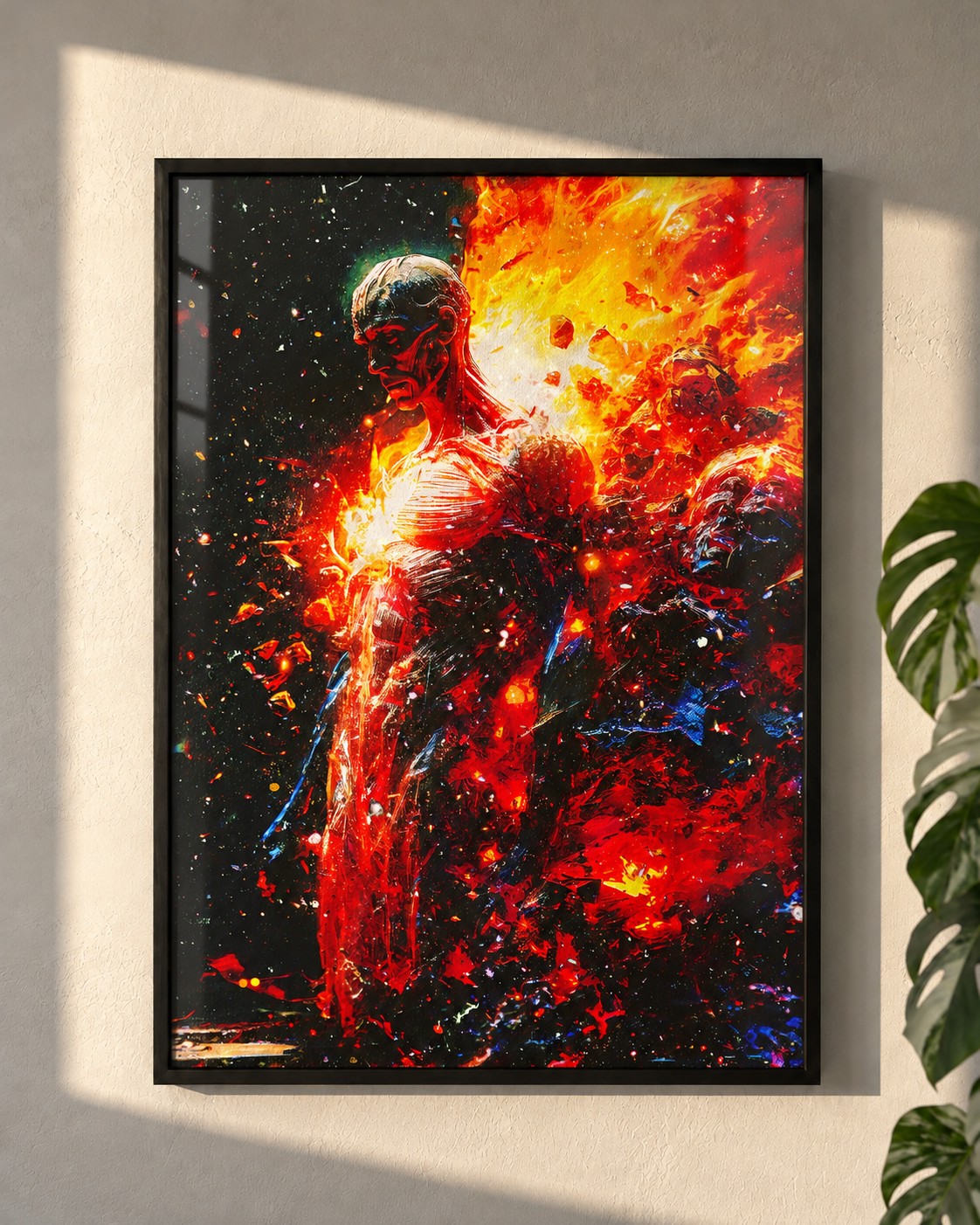 Lord Knows · framed print on a wall