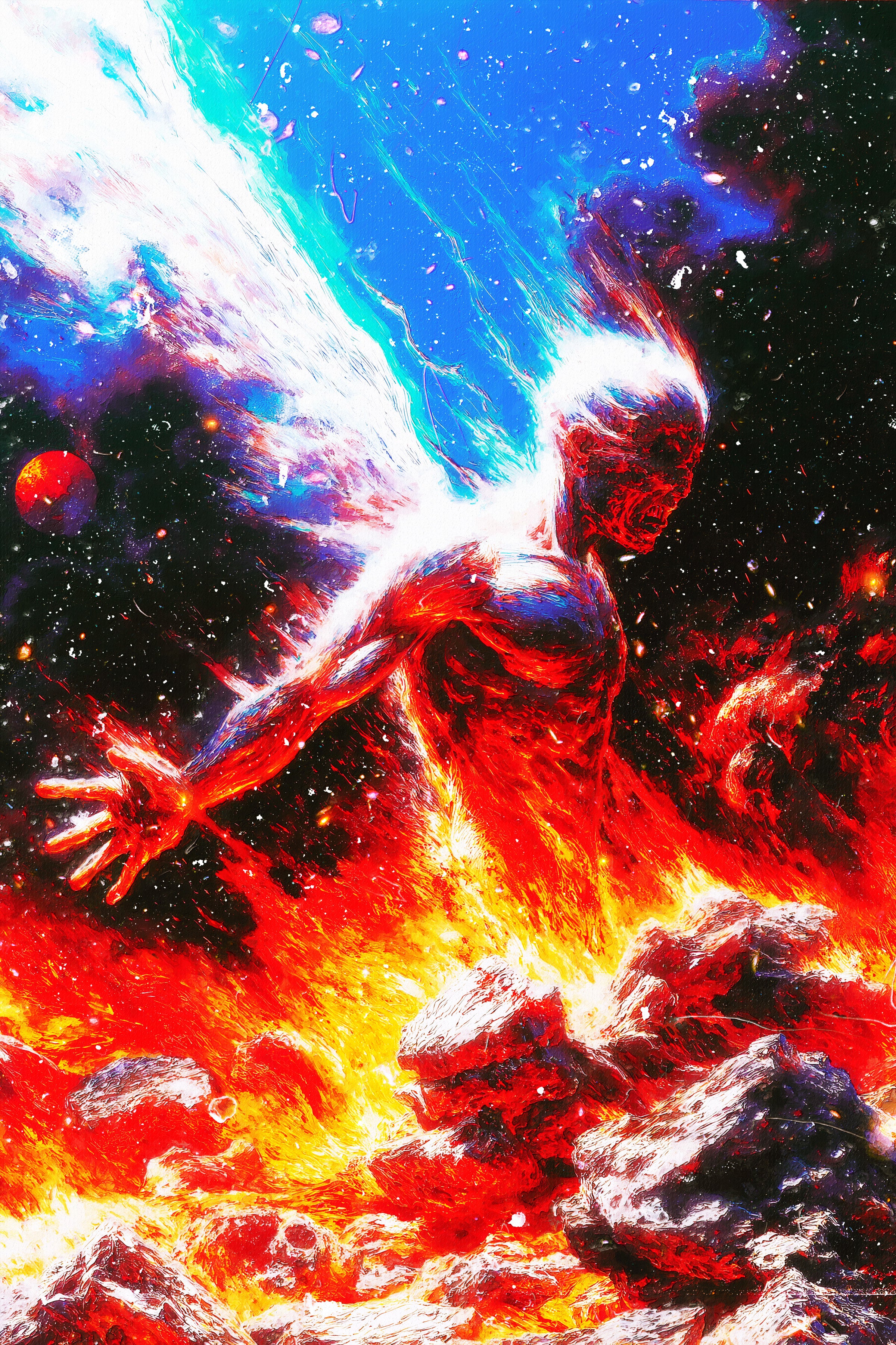 So Rose the One Wrapped in Flame