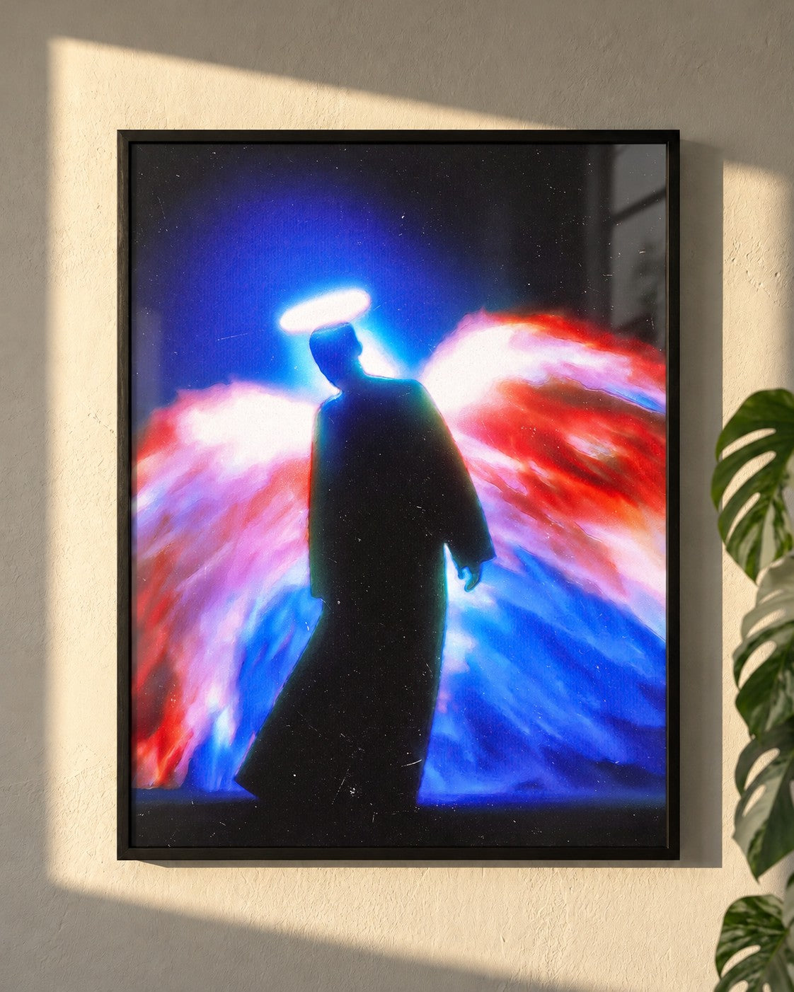 ARRIVAL - The Visitor · framed print on a wall