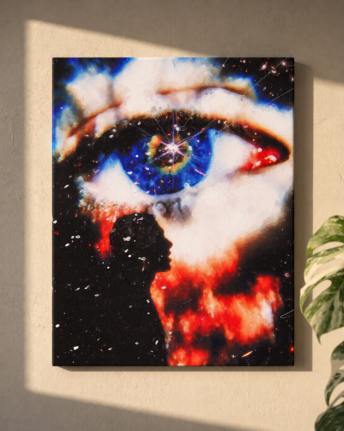 OBSERVATION - The Audience of My Decisions · canvas on a wall