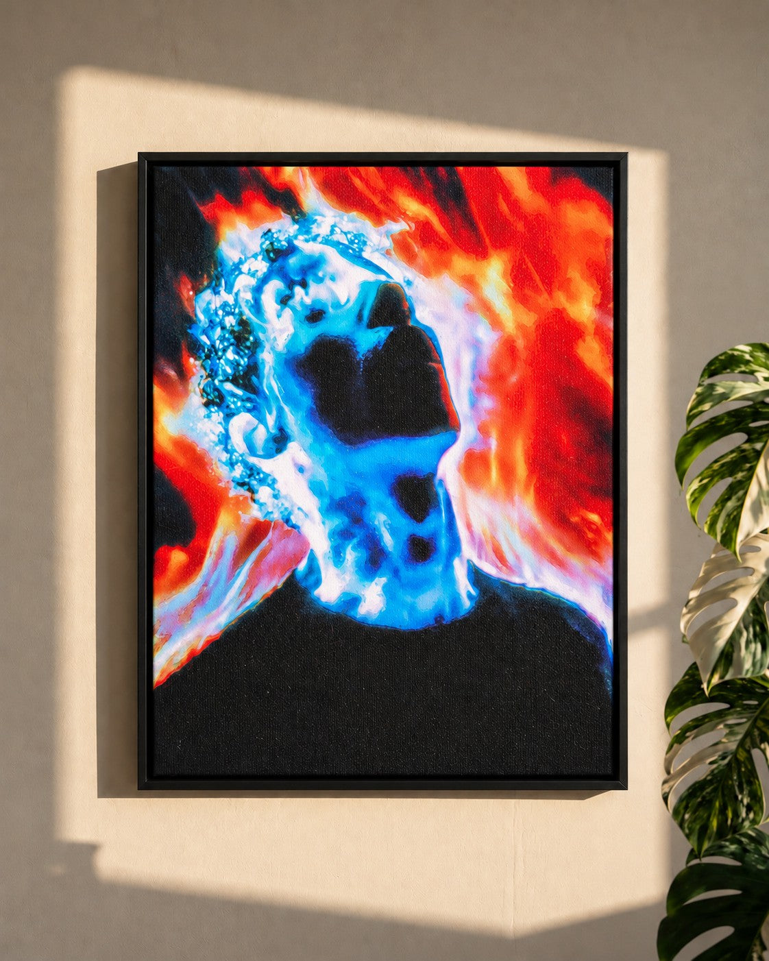 IGNITION - Light Me Up · framed canvas on a wall