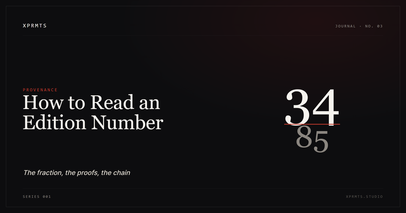 How to Read an Edition Number