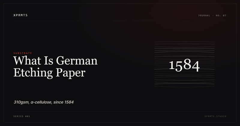 German Etching, 310gsm