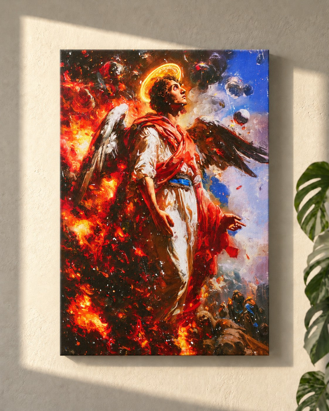 Closer To Paradise · canvas on a wall