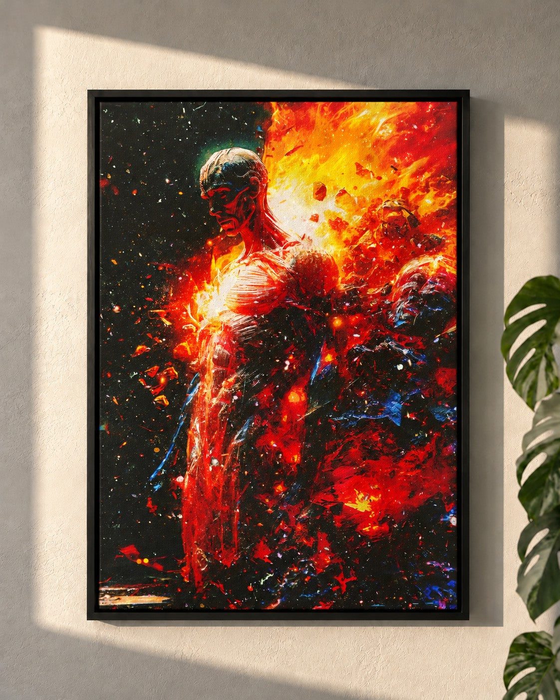 Lord Knows · framed canvas on a wall