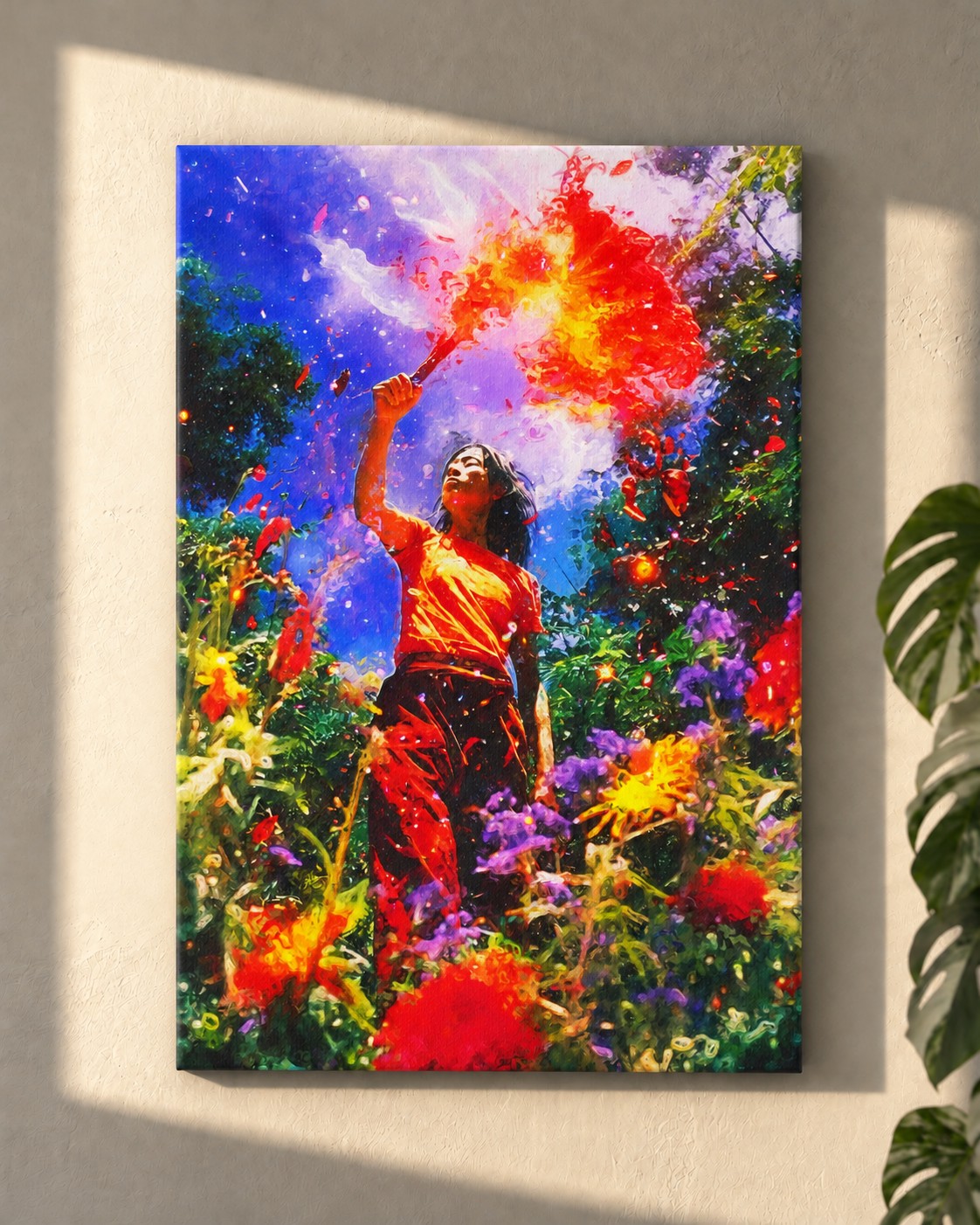 Signs of the Solstice · canvas on a wall