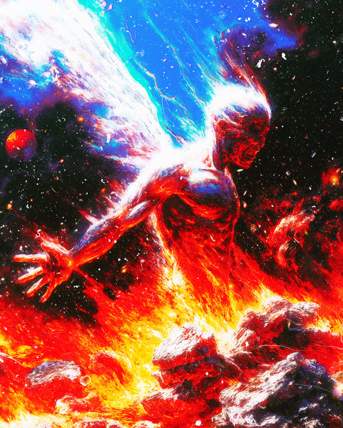 So Rose the One Wrapped in Flame