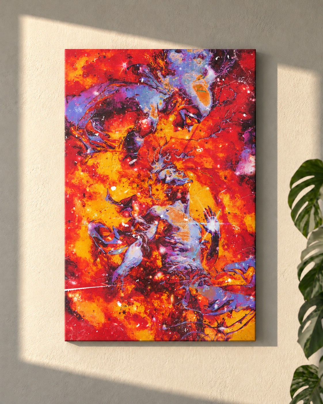 The Rage In My Resonance · canvas on a wall