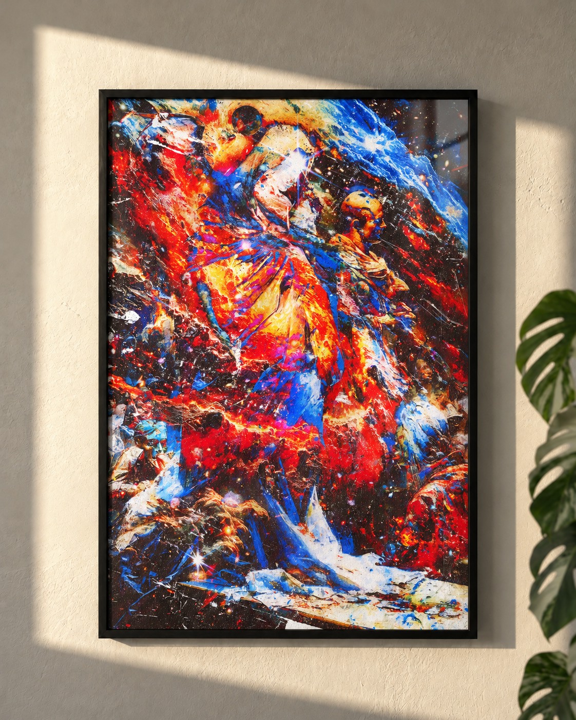 Weight On My Faith · framed print on a wall