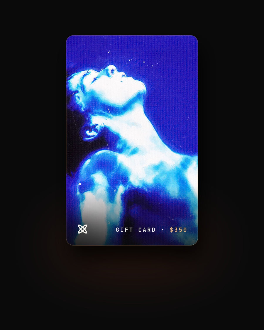 XPRMTS gift card, SURRENDER design