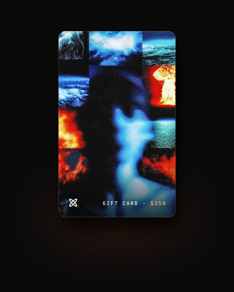 XPRMTS gift card, APOCALYPSE design